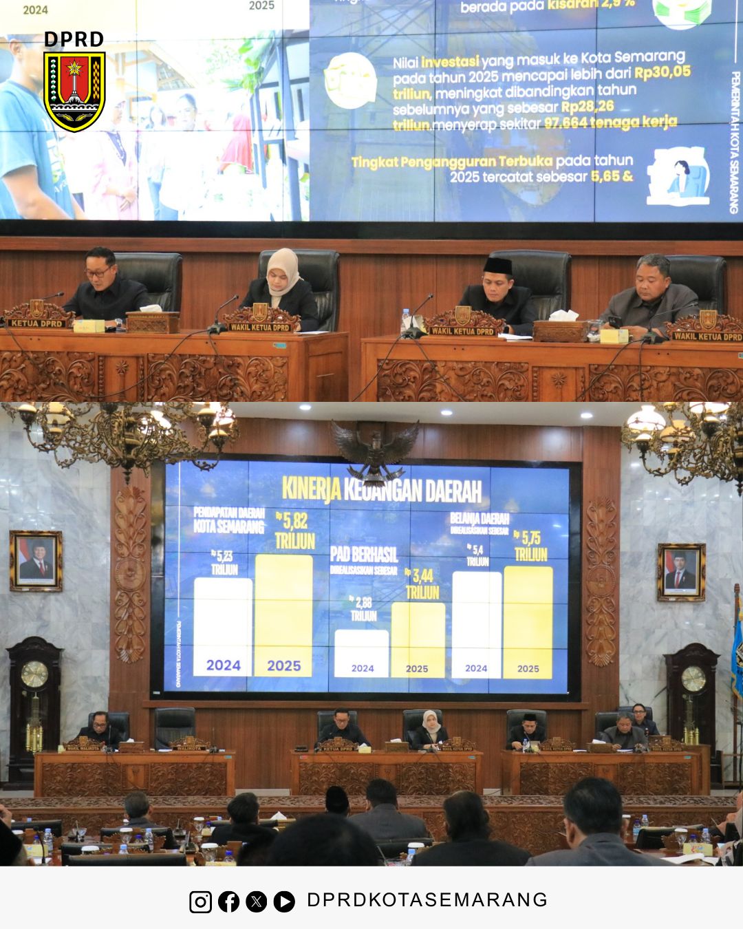 Foto Berita RAPAT PARIPURNA DPRD KOTA SEMARANG