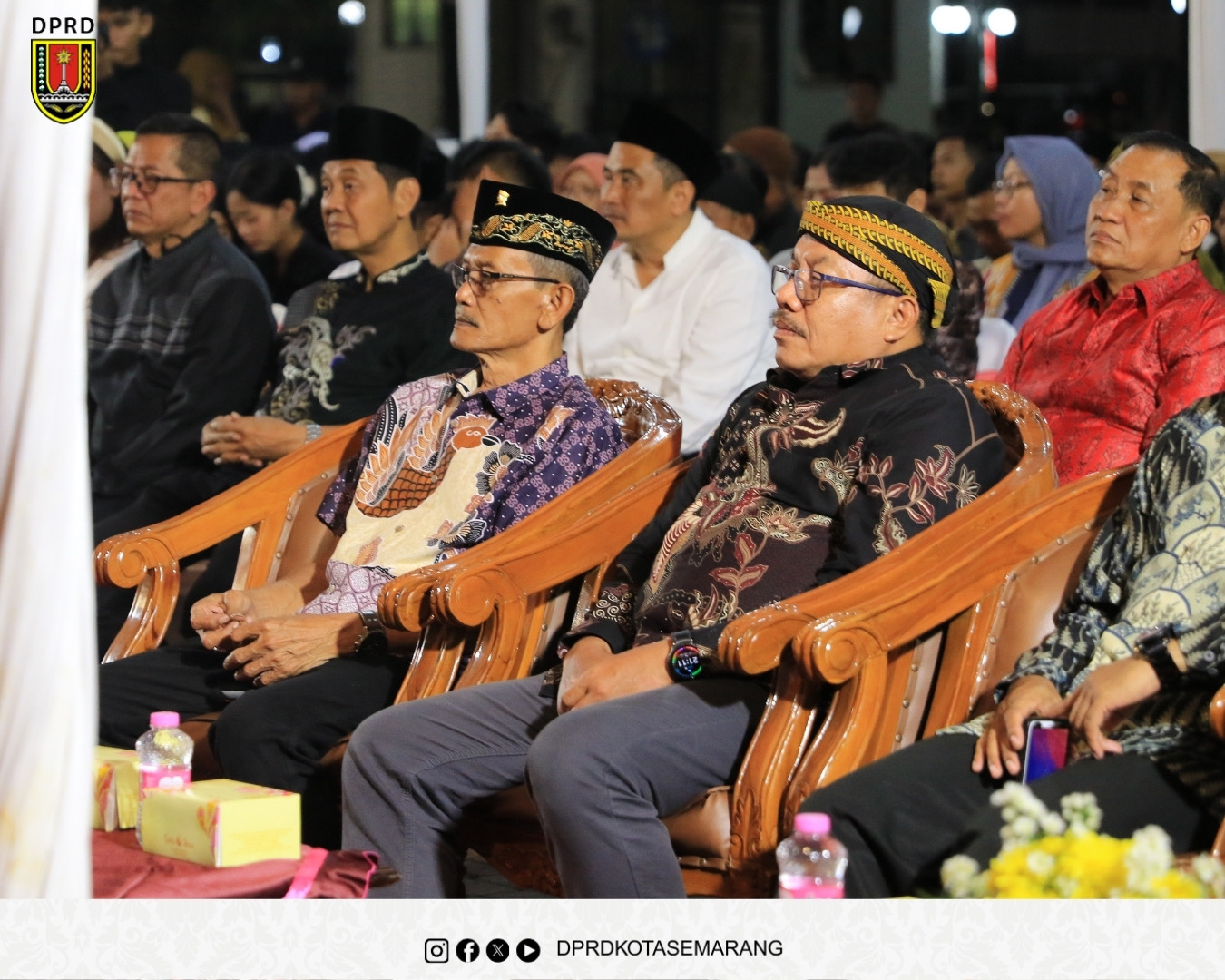 Image Berita Anggota DPRD Kota Semarang, Kusrin dan Anang Budi Utomo, menghadiri kegiatan penyambutan Tahun Baru Islam 1 Muharram 1448 Hijriah 1