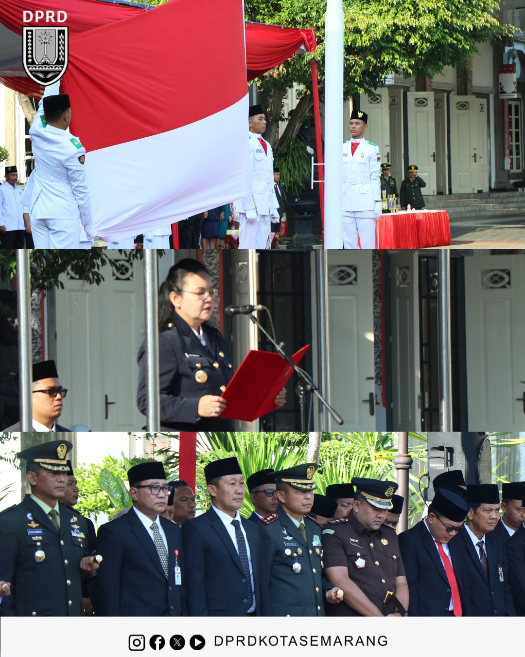Image Berita Ketua DPRD Kota Semarang Hadiri Upacara Hari Lahir Pancasila 3