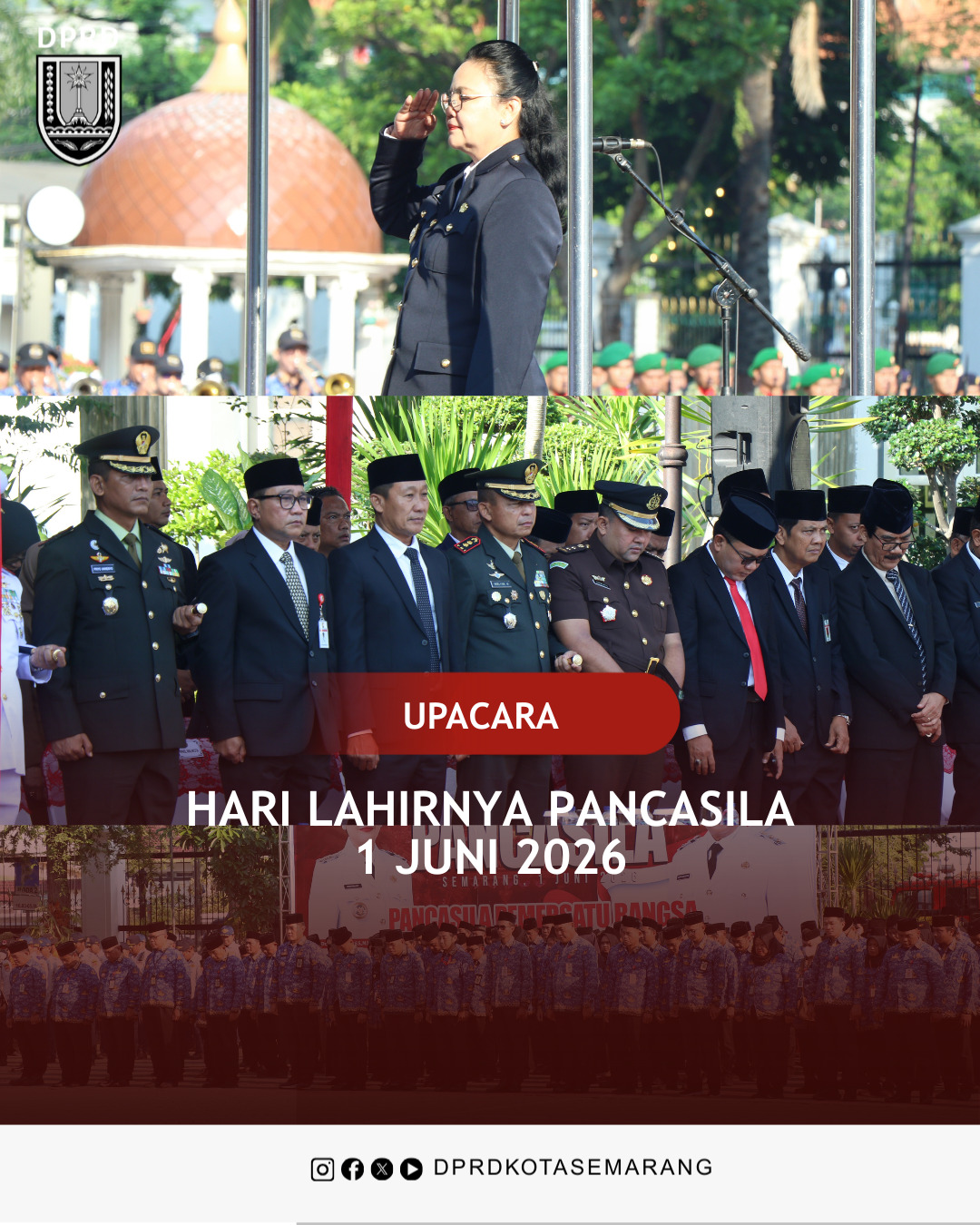 Image Berita Ketua DPRD Kota Semarang Hadiri Upacara Hari Lahir Pancasila 1