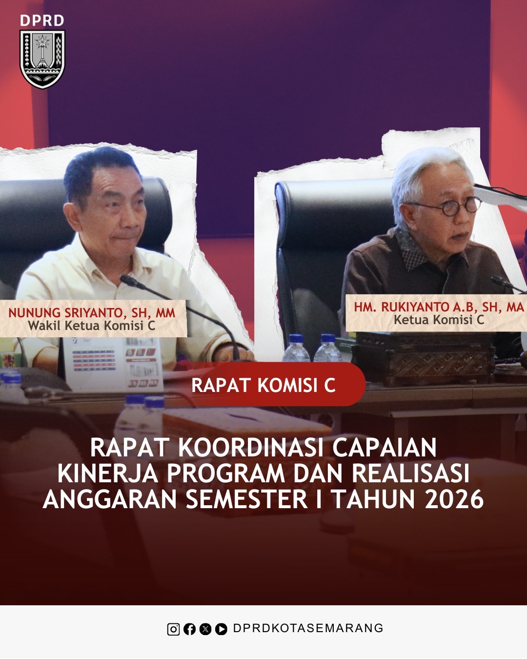 Image Berita Komisi C Membahas Capaian Kinerja Semester I 2026 1