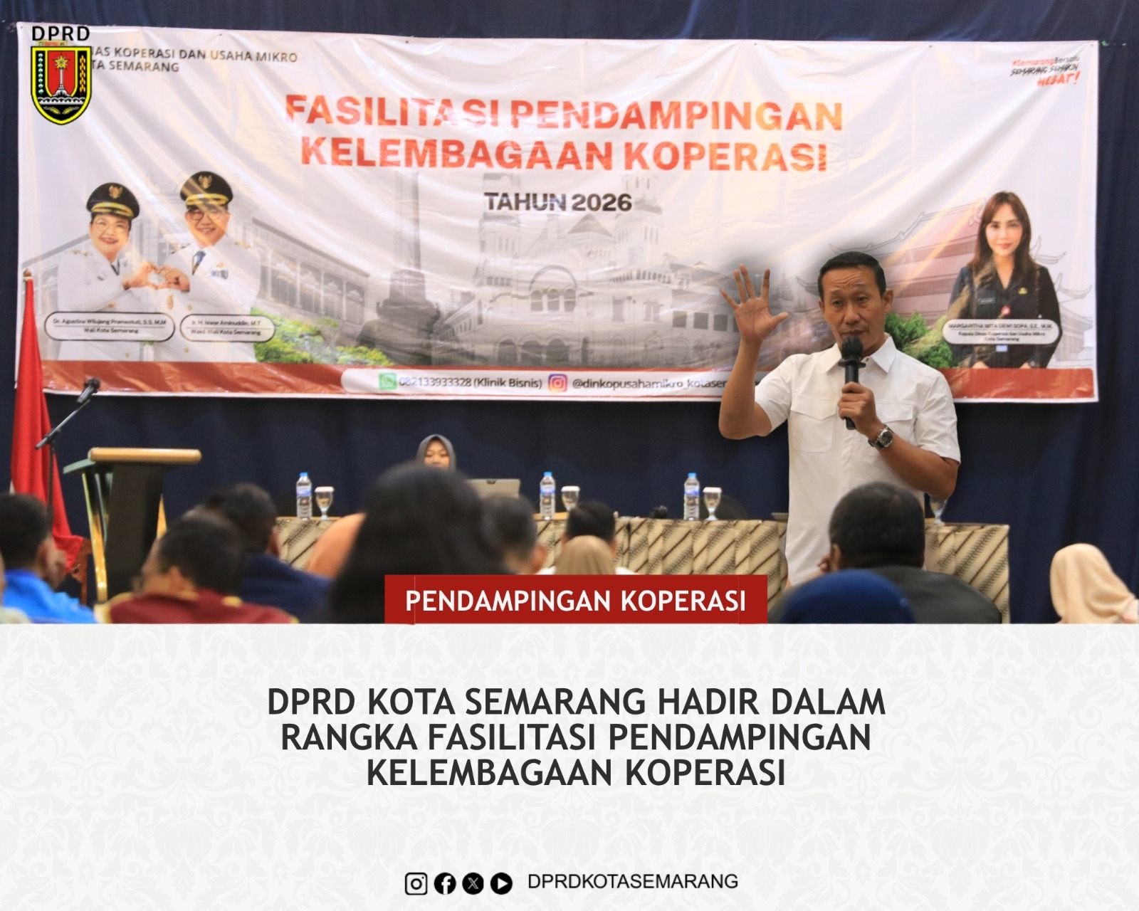 Image Berita Ketua DPRD Kota Semarang Menyampaikan Peran Legislatif dalam Perkoperasian 1