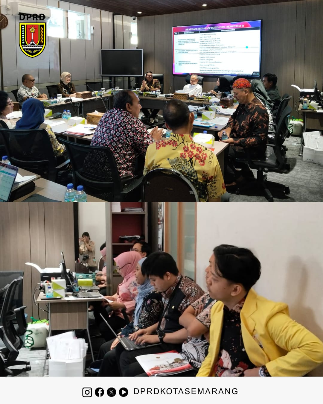 Image Berita Semarang Komisi B DPRD Kota Semarang menggelar rapat kerja bersama organisasi perangkat daerah OPD. 3