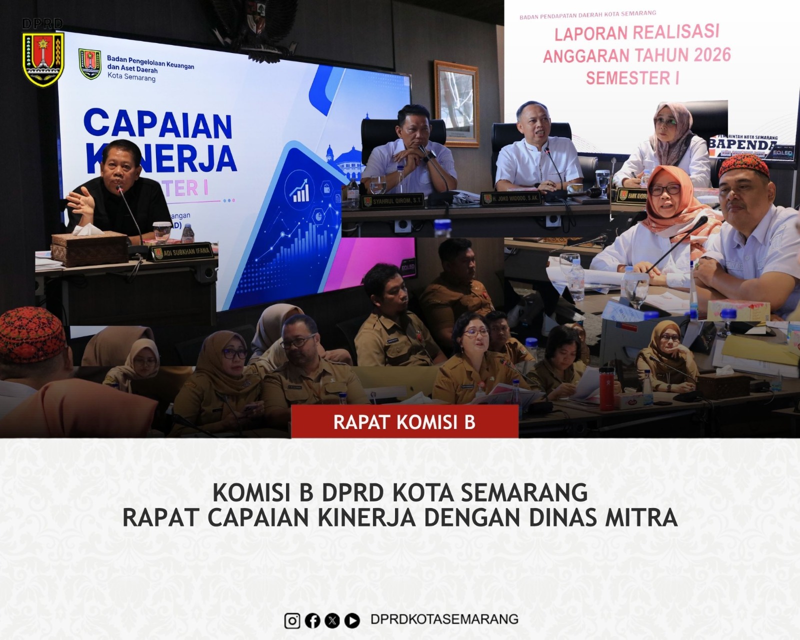 Image Berita Komisi B DPRD Kota Semarang Rapat Capaian Kinerja dengan Dinas Mitra 7