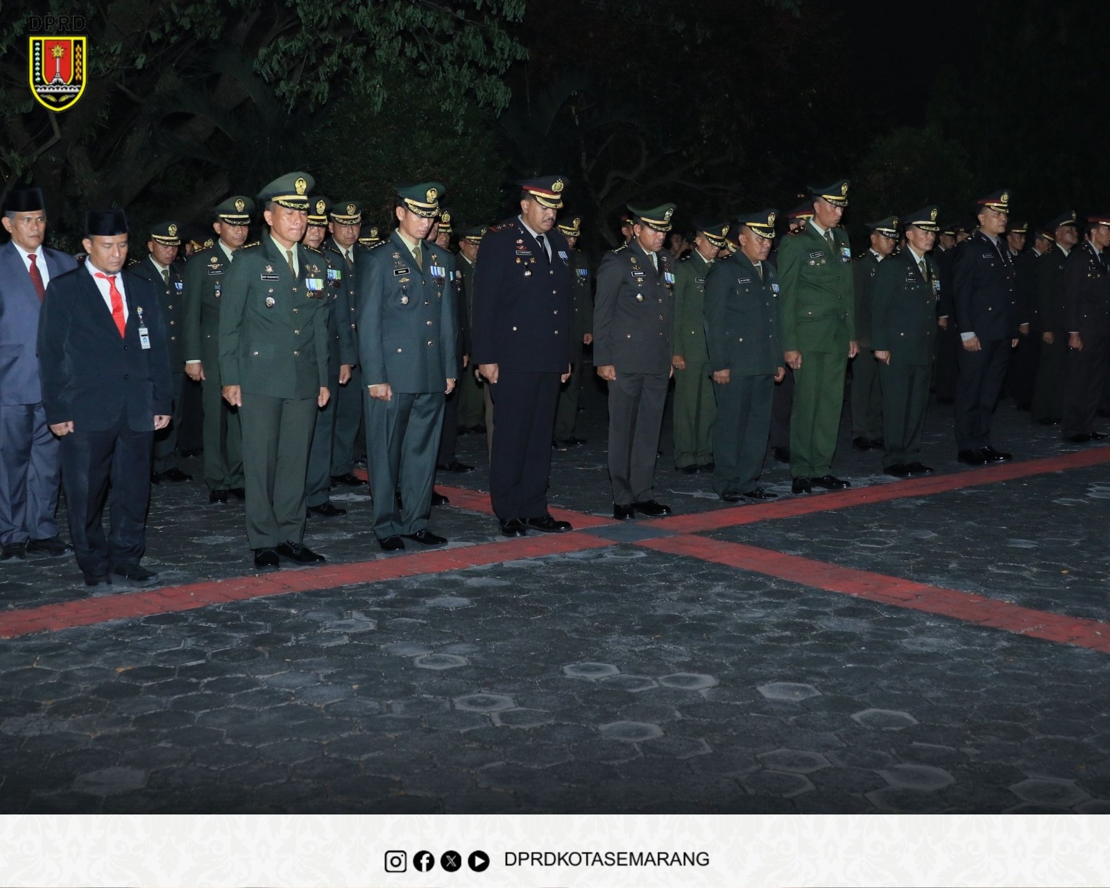 Image Berita DPRD Kota Semarang Hadiri Apel Kehormatan dan Renungan Suci 2