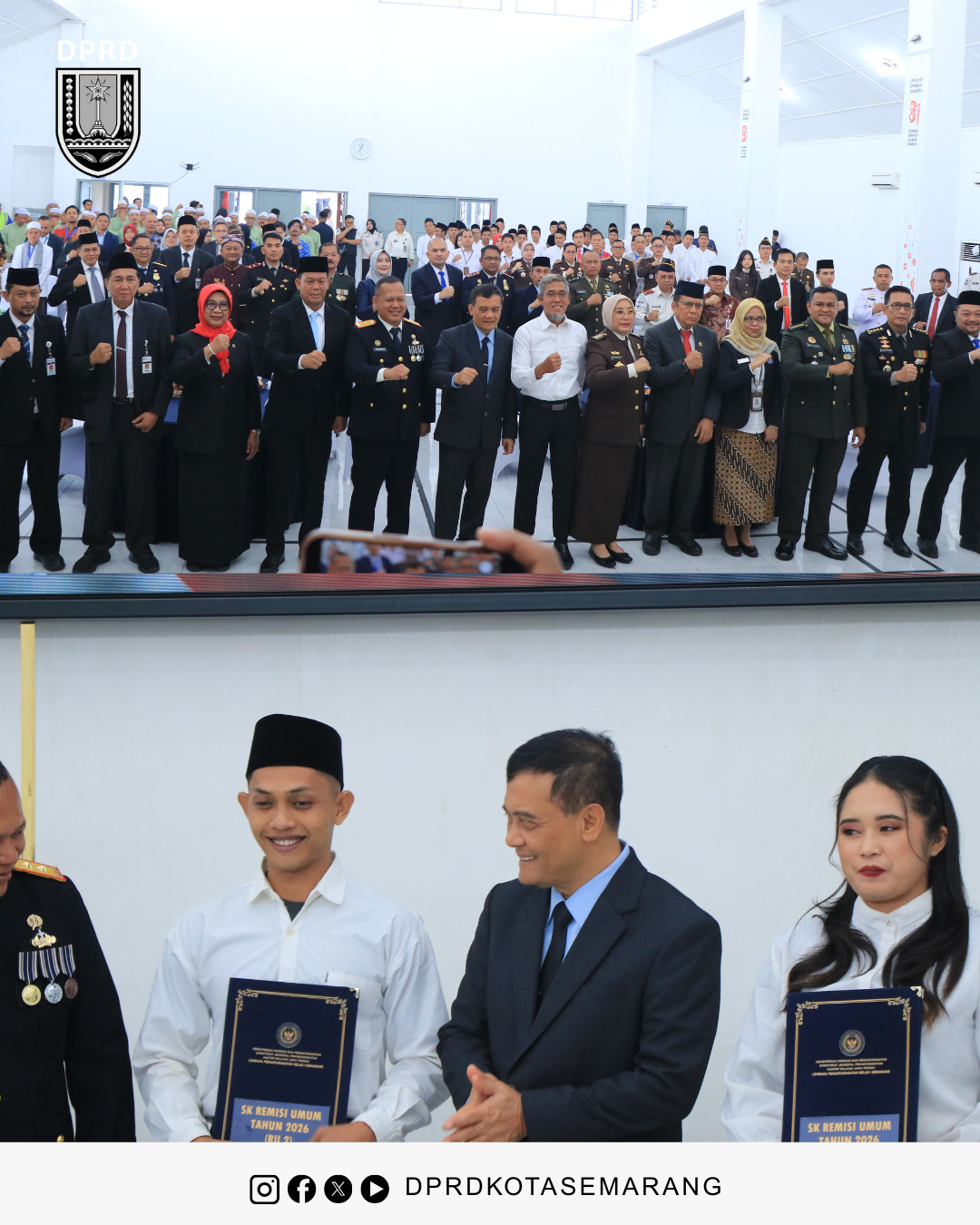 Image Berita Penyerahan Remisi Umum BagI Narapidana dan Pengurangan Masa Pidana Bagi Anak Binaan 3