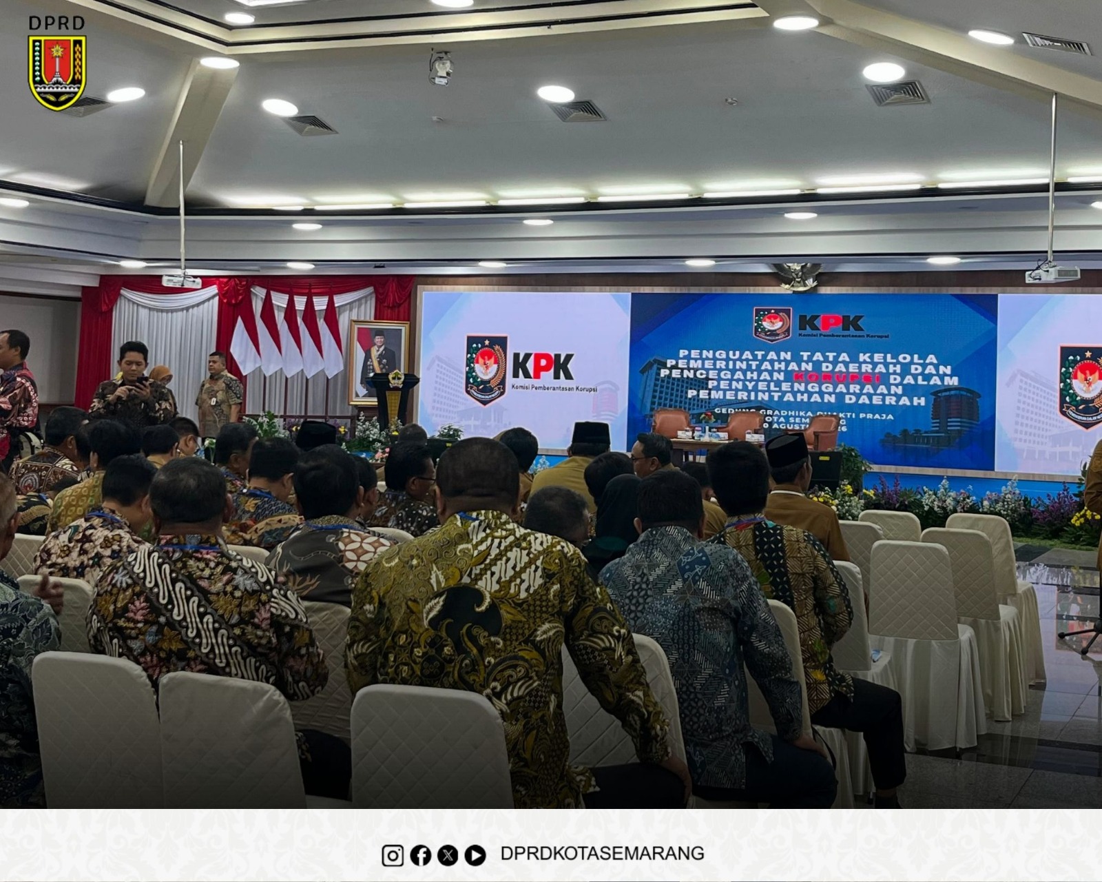 Image Berita DPRD Kota Semarang Hadiri Penguatan Integritas dan Pencegahan Korupsi Penyelenggaraan Pemerintah Daerah 2