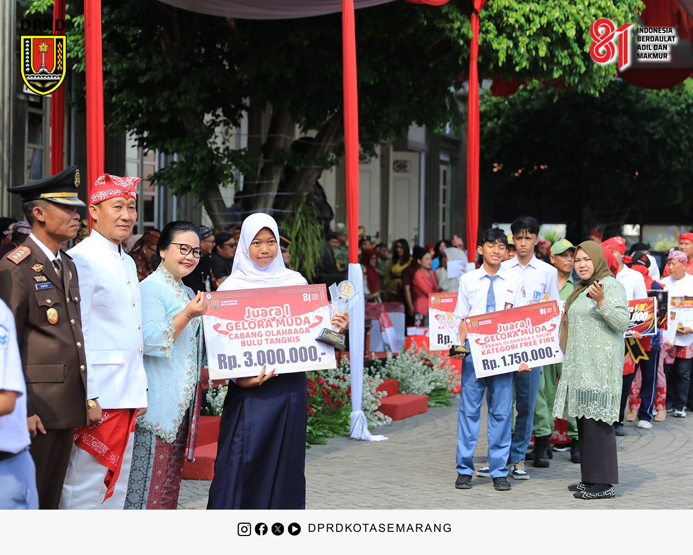 Image Berita Menghadiri dan Sebagai Pembaca Pembukaan Undang Undang Dasar Negara Republik Indonesia 1945 pada Upacara Peringatan HUT Ke 81 RI 2